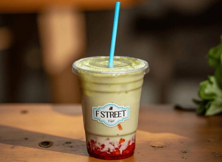 Strawberry Matcha Latte